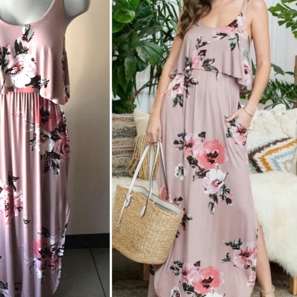 Sweet Lovely maxi dress floral print